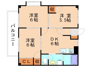 高宮駅 バス19分  古野下車：停歩4分 2階の物件間取画像